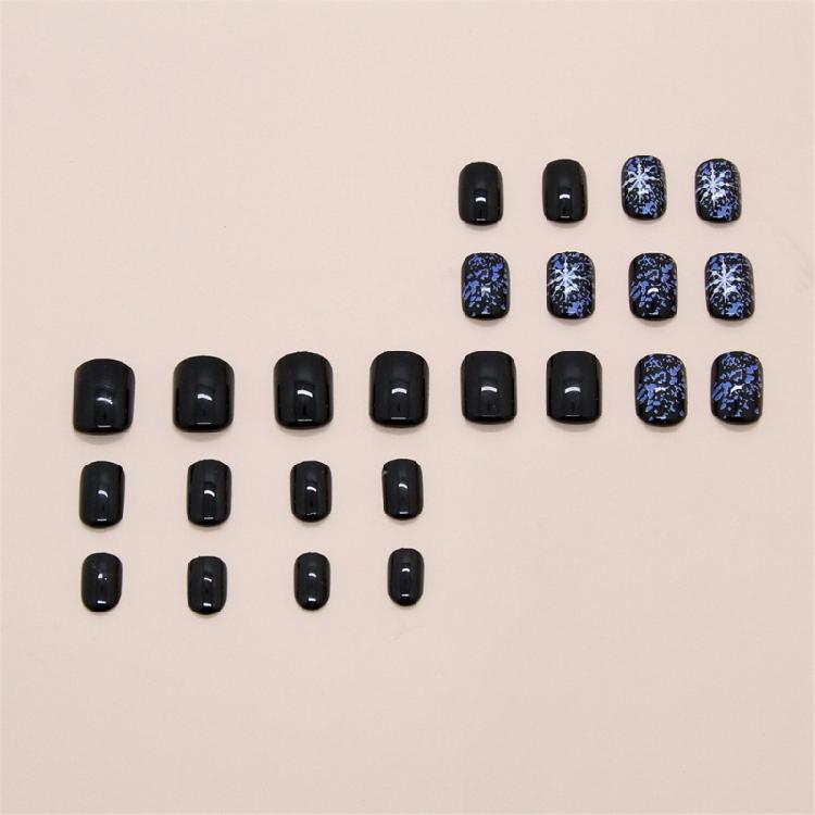 Короткие квадратные типсы для ногтей, клей для накладных ногтей, наклейки для ногтей, накладные ногти для женщин и девушек