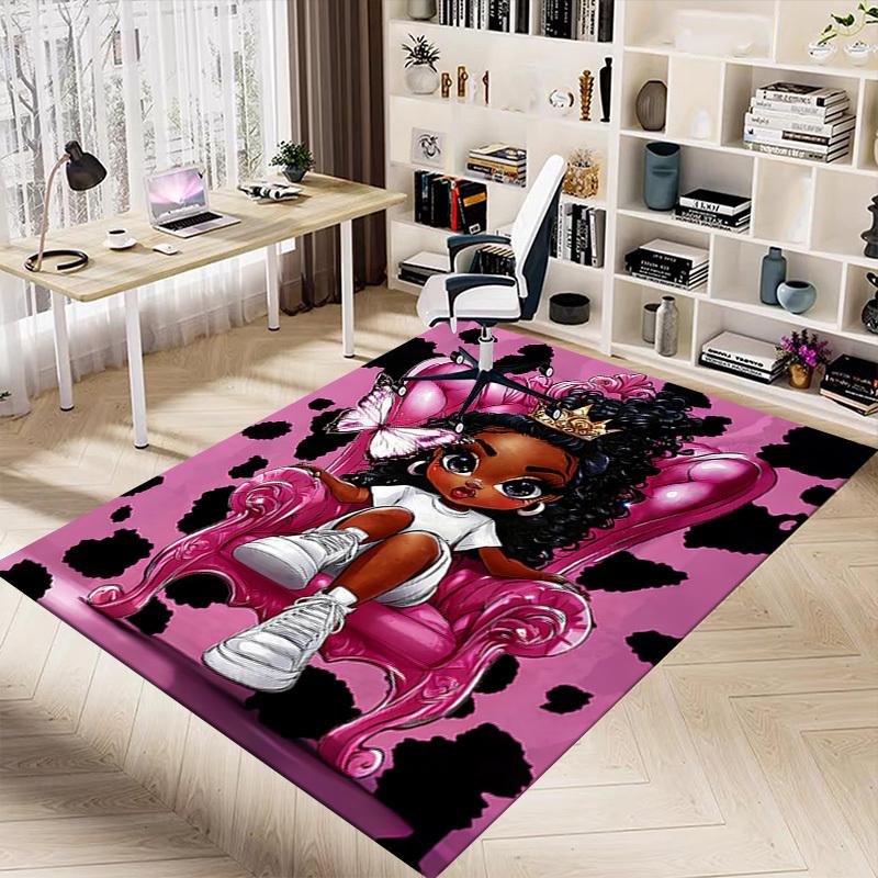 1PC cow print butterfly Extra Large Non Slip Floor carpet, Office, family, bedroom, Studio Large Area Rug Indoor Rugs