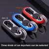 Waist Buckle Key Ring Business Car Keychain Keys Organizer Double Ring  Keychain Car Key Holder