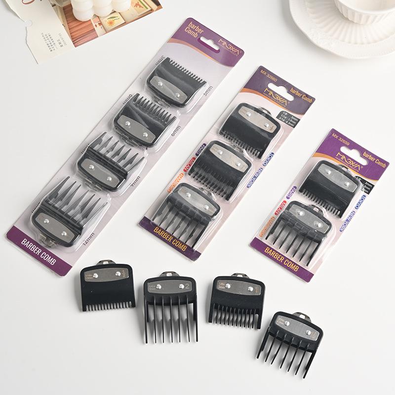 1/2/3/4Pcs Hair Clipper Limit Guard Set Multi-size Guide Combs Portable Trimmer Tools for Travel Daily Hair Grooming
