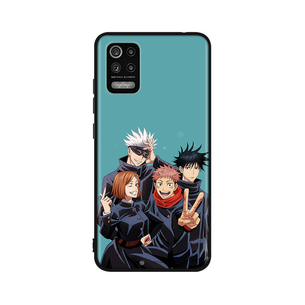 DT22 Jujutsu Kaisen Case for OPPO Reno 8 6 5 4 Pro Find X3 A17 A31 A38 A40 A53 A54 A55 A74 A76 A78 A77 A80 A94 A95 A96 Lite Black Soft Cover