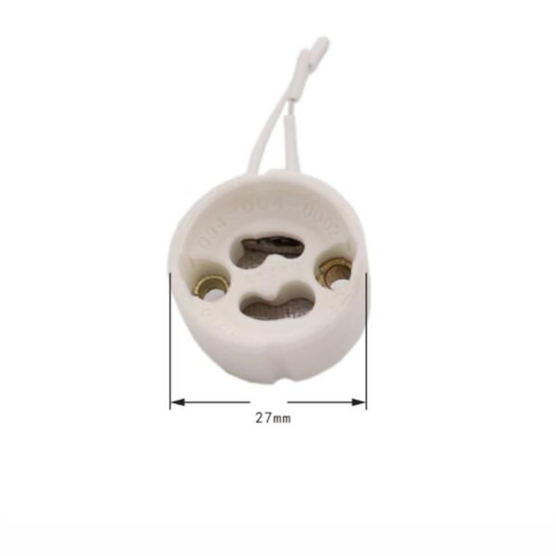 GU10 Держатель цоколя лампы Конвертер Светодиодная лампа Разъем для галогенной керамической лампы Разъем для провода