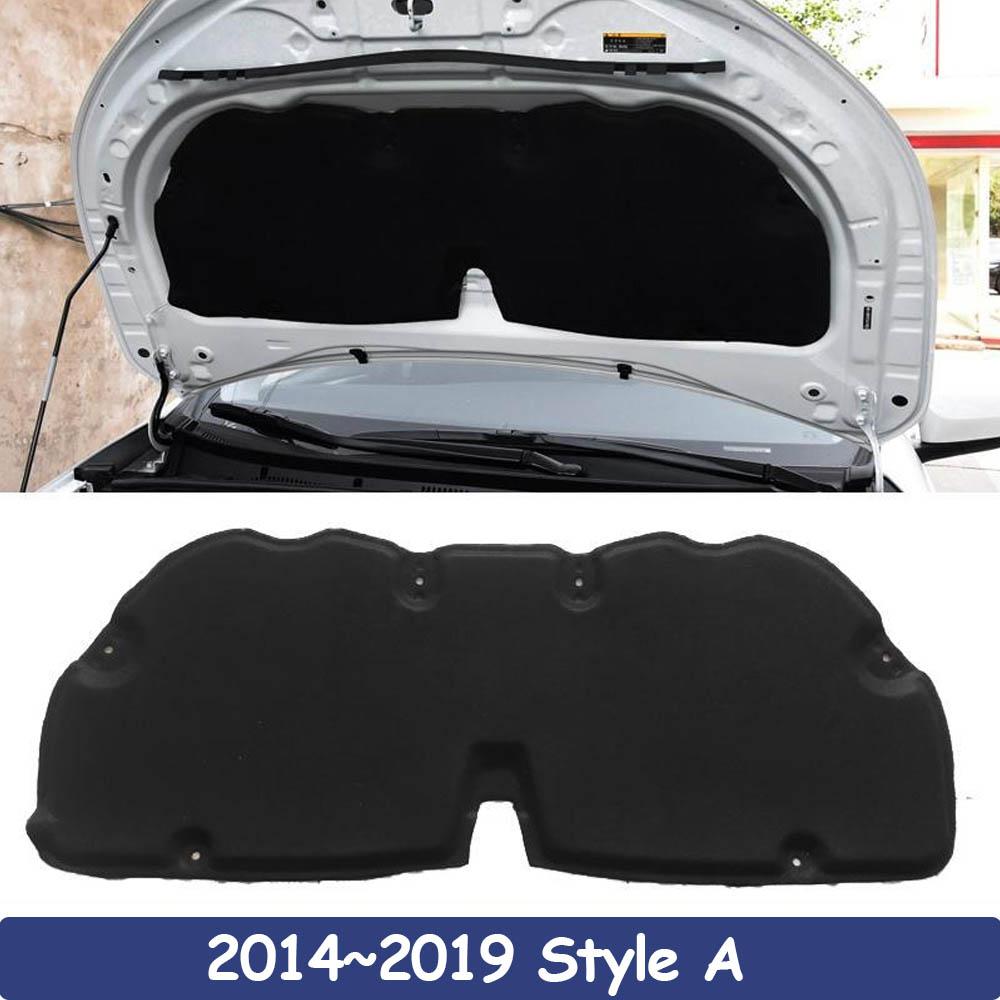 Для Toyota Corolla E170 E180 11-го поколения 2014~2019 автомобильный передний двигатель звукоизоляционный коврик капот теплоизоляция хлопковые коврики аксессуары для интерьера