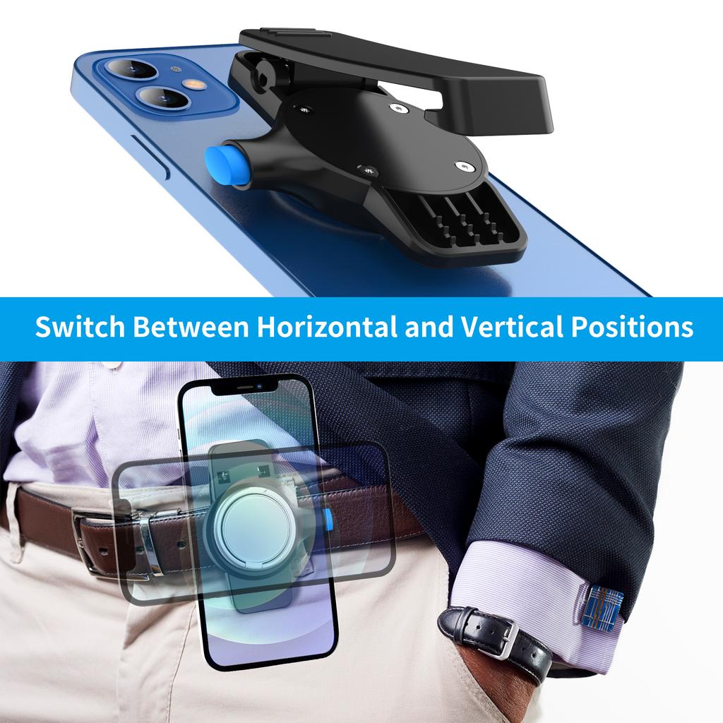 SPORTLINK Universal Belt Clip Phone Holder with Quick Mount for iPhone 13 12 11 X 7 Plus Samsung Galaxy Note 8 S10 Xiaomi Huawei 6