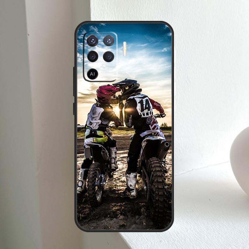 Чехол для мотоцикла Мотокросс Мотоцикл Спорт Для OPPO A78 A98 A18 A38 A58 A5 A6 Pro A15 A17 A57 A16 A76 A96 A54 A74 A94 A40 A60 A80
