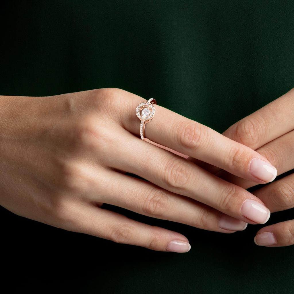 Swarovski Искрящиеся Танцевальные Кольца Женские