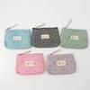 Multifunctional Rectangle Storage Bag Canvas Cosmetic Bag Toiletry Organizer Purse Small Coin Purse
