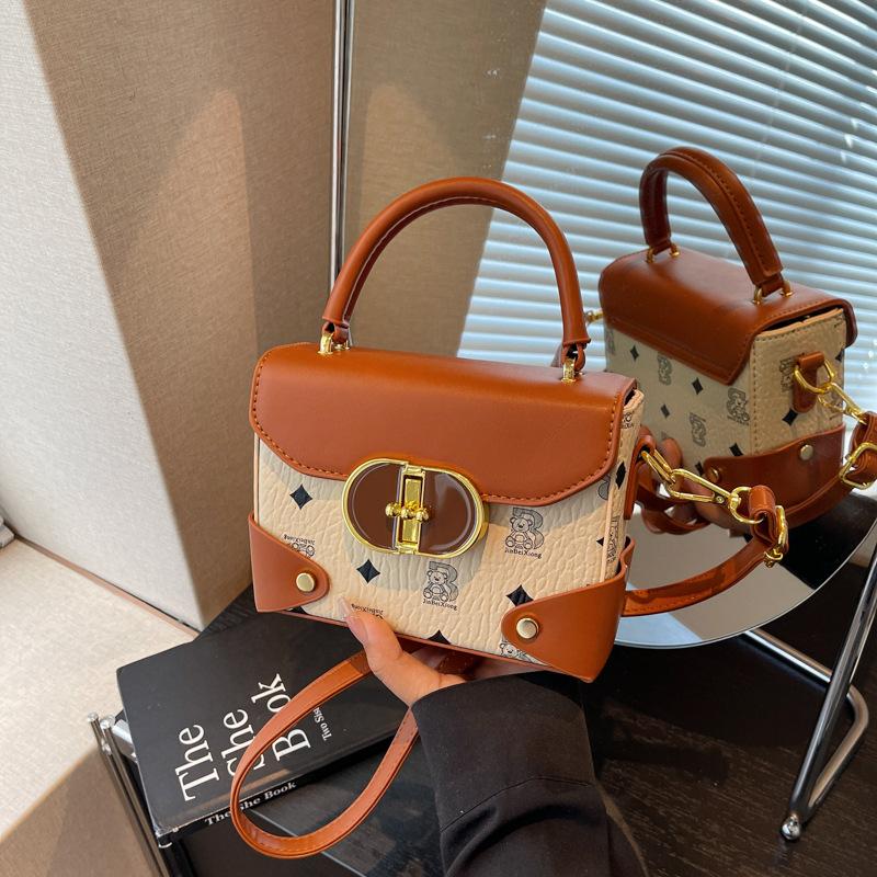 Small Bag Women's Summer New Fashion Messenger Bag Casual Portable Box Small Square Bag