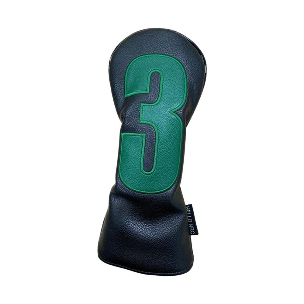 1 3 5 U Golf Head Cover PU Leather Wood Headcover Outdoor Sports Golf Club Protector Hybrid UT