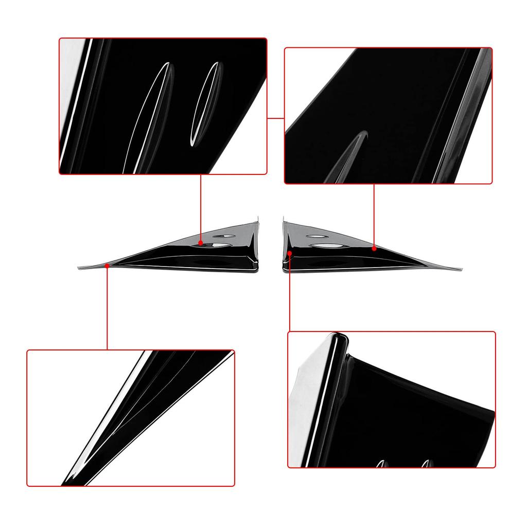 CARIG Side Skirt Corners for Subaru BRZ ZD8 Toyota GR86 ZN8 Side Side Custom Exterior Fin Spoiler / (2022-2024, 2025) - Vehicle-Specific Skirts,
