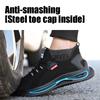 Labor Protection Shoes Comfortable Labor Protection Shoes Men's Anti-smashing and Stab-proof Lightweight Fashion Safety Protection Work Shoes