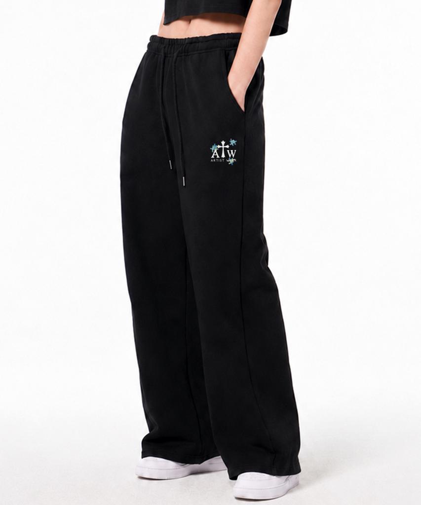 ARTISTWEAR [Atw] Широкие эластичные брюки «Звездная ночь»