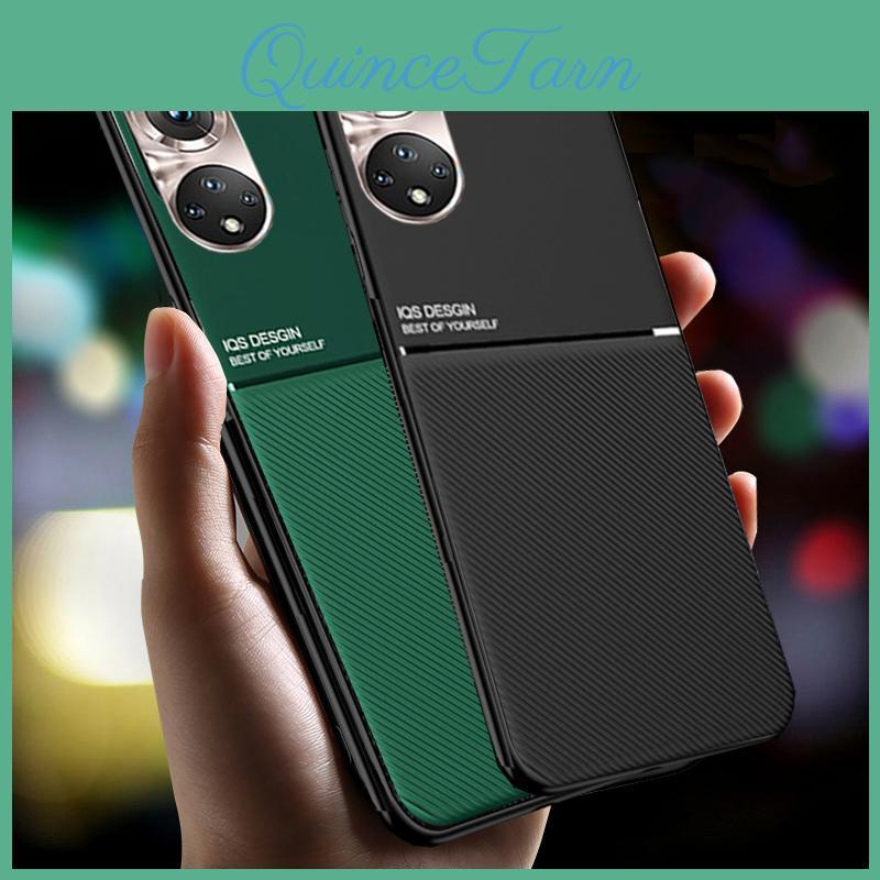 Luxury Holder Leather Car Case For Huawei P50 Pro Honor 50 60 70 Ro Shockproof Soft Tpu Cover