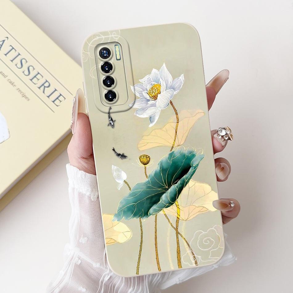 Чехол для телефона Tecno Camon 17 Pro 17P Camon17 Camon17P 17Pro CG8 CG7 CG6 Элегантный Цветочный Узор Мягкий Силиконовый Ударопрочный Чехол