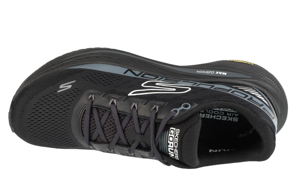 Skechers Max Cushioning Propulsion, Mens Black Running Shoes