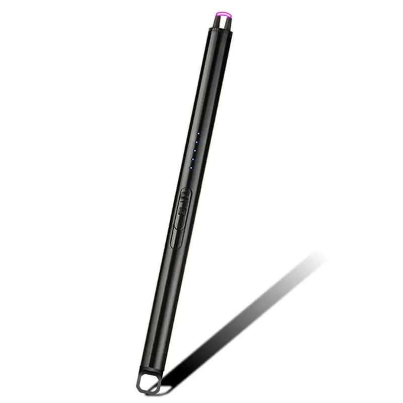 Электрические дуговые зажигалки Металлическая кухонная зажигалка Газовая плита Ветрозащитная зажигалка Свеча Уличная USB перезаряжаемая плазменная электронная зажигалка