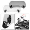 Universal Motorcycle Windshield Extension Heighten Adjustable Wind Screen Spoiler Air Deflector For Honda Suzuki Yamaha Kawasaki