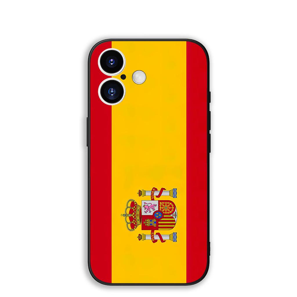 Чехол для Motorola Moto G86 G57 G14 G34 G67 G84 G24 A54 G15 G17 Power Cover Чехол для телефона Футбол № 19 Флаг Испании Футбол №19