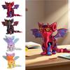 3D-печатная многосуставная фигурка, подвижный ангел, демоны, кошка, фигурка животного для украшения стола и дома