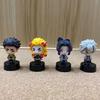 Клинок, рассекающий демонов Kimetsu No Yaiba Замок Бесконечности Гашапон Q Версия Мини-фигурка Барабанщика Игуро Обанай Фигурка Действия Модель Игрушки