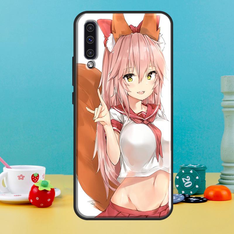 Аниме девушка мультфильм япония милый Чехол Для Samsung Galaxy A32 A16 A55 A06 A05 A36 A26 A54 A34 A14 A22 A52 A35 A15 A53 A13 A56