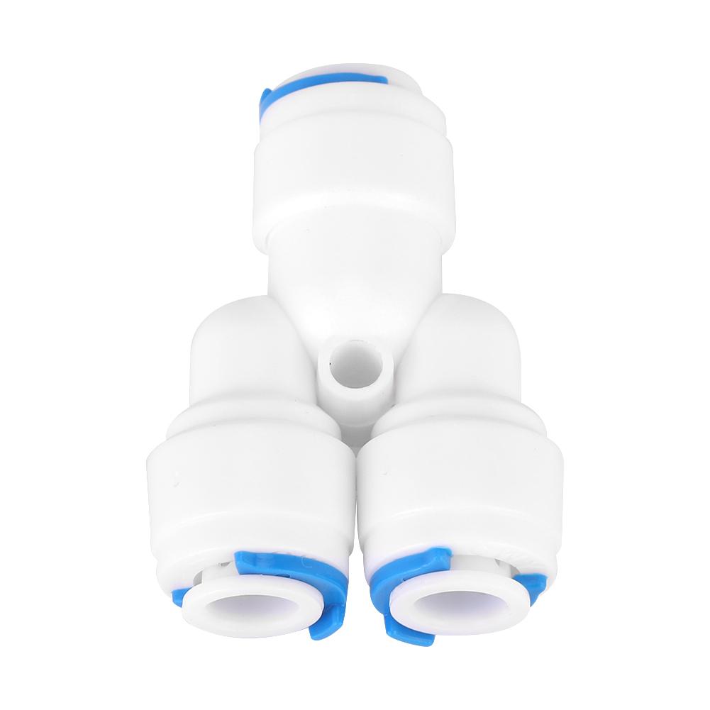 PE Pipe Connector Joint for Water Purifier Pipe Fitting (702Y G1/4 Y Tee 5Pcs)