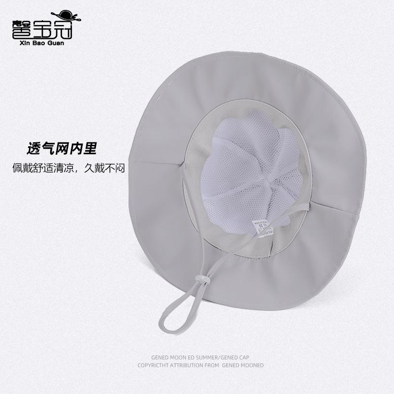 Летняя детская солнцезащитная шляпа милый бант дышащая шестипанельная шляпа-панама шляпа от солнца с большими полями для девочки