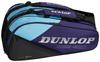 Сумка-рюкзак для теннисной ракетки Dunlop PRO SERIES (Вместимость: 2 ракетки) в фиолетовом и неоново-синем (DTC2682)