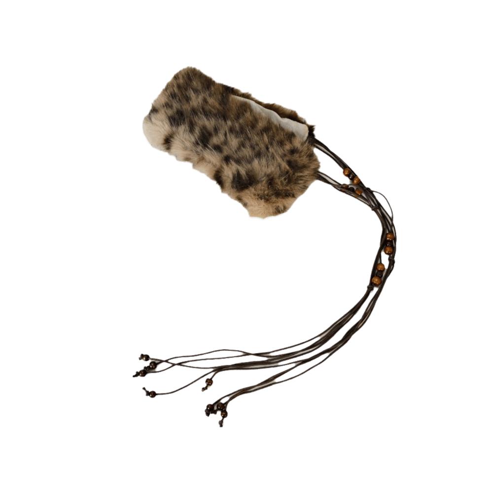 Шарф с меховым воротником в стиле Y2K, милый стиль, пояс из меха, пушистый декор, пушистый поясной ремень, декор для джинсов