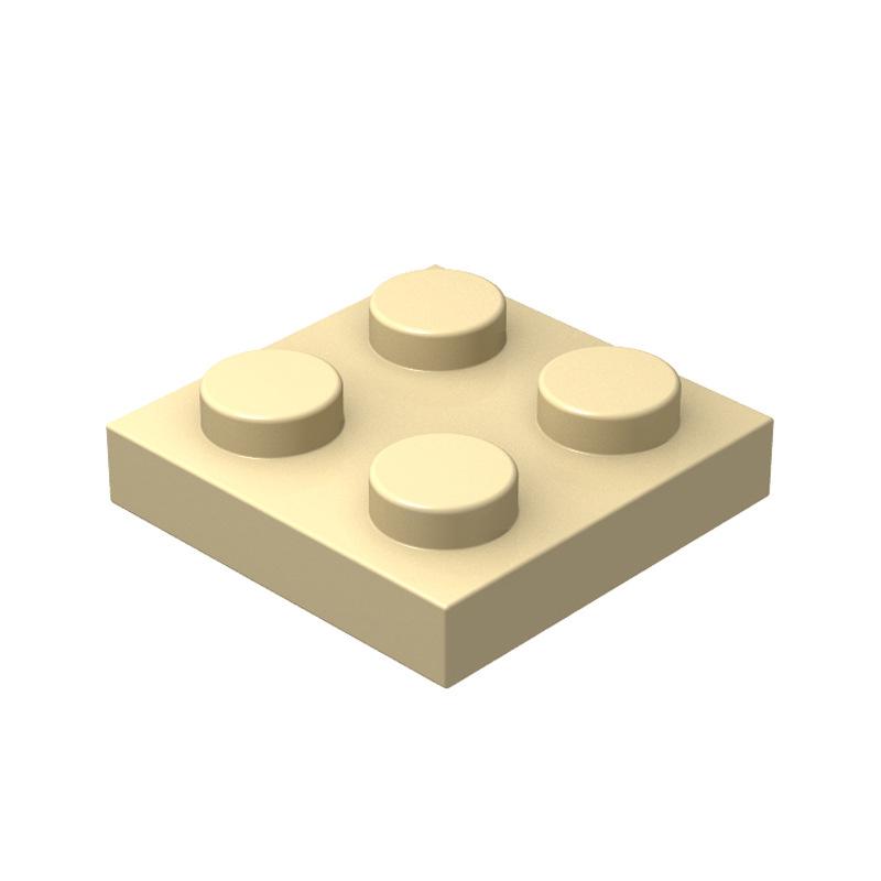 80 шт. Пластина 2x2 точки Разноцветная Совместимая с 3022 94148 Самоблокирующиеся Кирпичи Строительные Блоки Игрушки Аксессуары