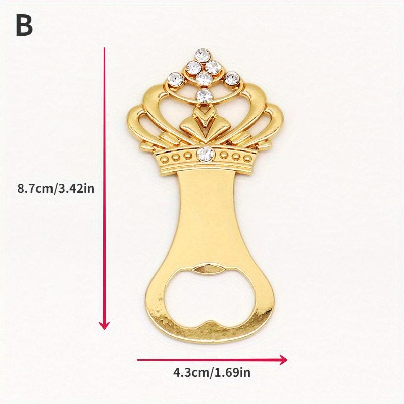 Beer Crown Golden Bottle Opener Party Favors European American Personality Wedding Products Wedding Return Party Gift