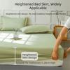Non-slip Solid Color Mattress Cover Skin-friendly Urinary Barrier Bed Sheet Bed Cover  Elderly