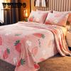 Bed Coral Fleece Blanket Autumn Winter Warm Comportable Sheet Bedspread Naps Blankets for Kids Home Textile