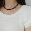 [Modernlike] Silver 925 Onyx Black Necklace 5mm