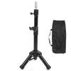 Foldable Wig Stand Tripod Alloy Mannequin Head Holder Adjustable Mannequin Head Stand