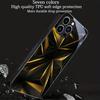 Геометрия LED Светящийся Чехол для Телефона Для iPhone 16 15 13 Pro 12 Mini 14 Plus 11 XS Max X XR 8 7 Роскошный Схематичный Звонок Светящийся Корпус