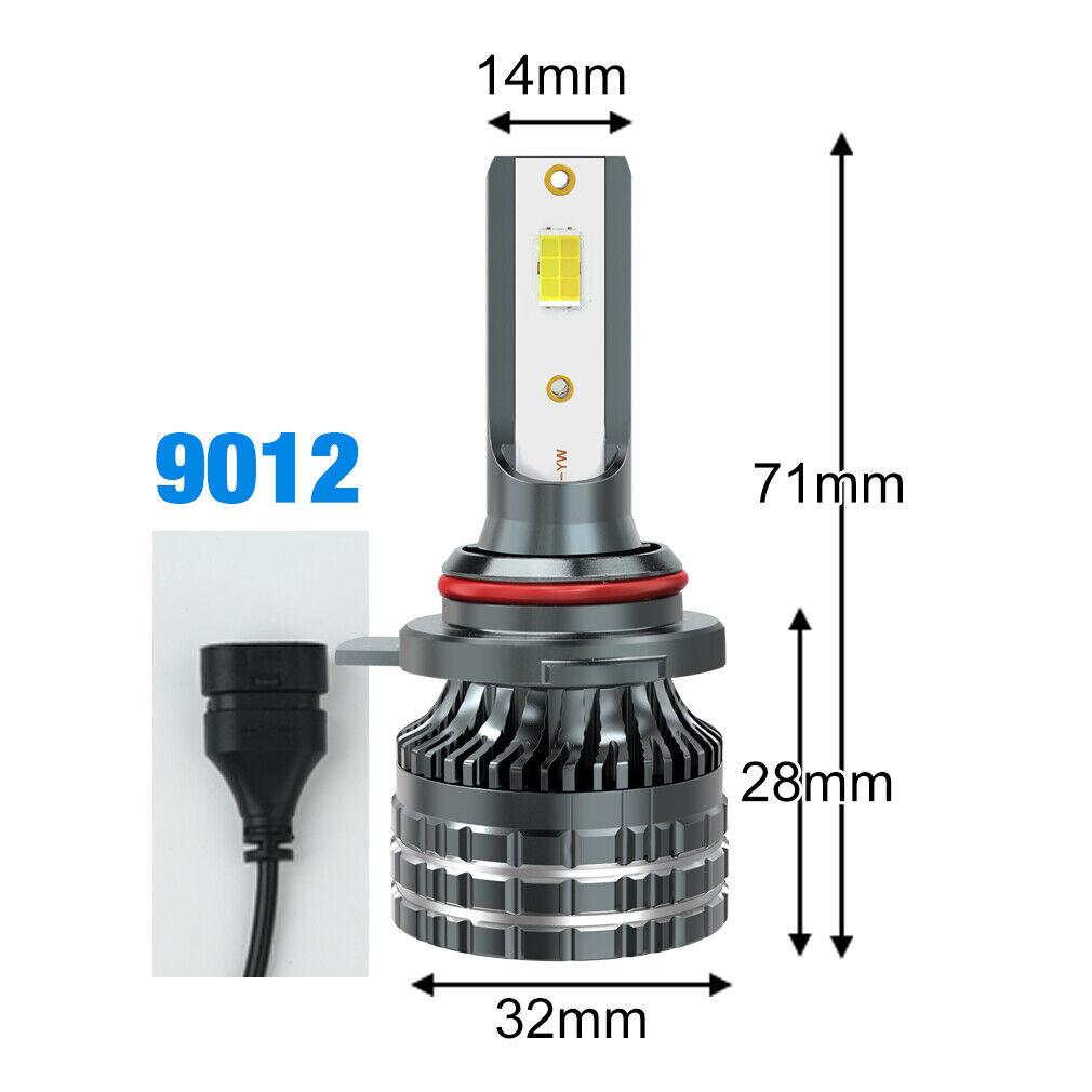 2 шт. H4 светодиодные фары H11 Canbus 20000Lm 6000K 4300K ​​3000K 3 меняющие цвет передние лампы H8 9005 HB3 9006 HB4 9012 Hir2 H27 880 881 автомобильные противотуманные фары