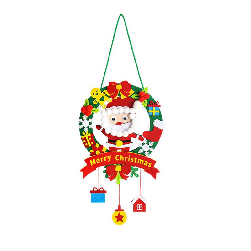 Снеговик, лось, Дед Мороз, Рождественский кулон, светящийся, рождественский кулон, дети, ручная работа, венок, украшение на рождественскую елку, подарки