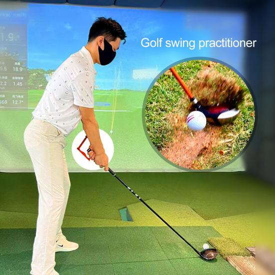 Тренажер для гольфа Swing Corrector для гольфа Swing Position Practice Training Helper для тренировок по отработке осанки при ударе под углом 144 градуса в помещении и на открытом воздухе