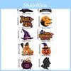 Halloween Festive Door Decoration With Bat Pumpkin Door Hanging Scene For