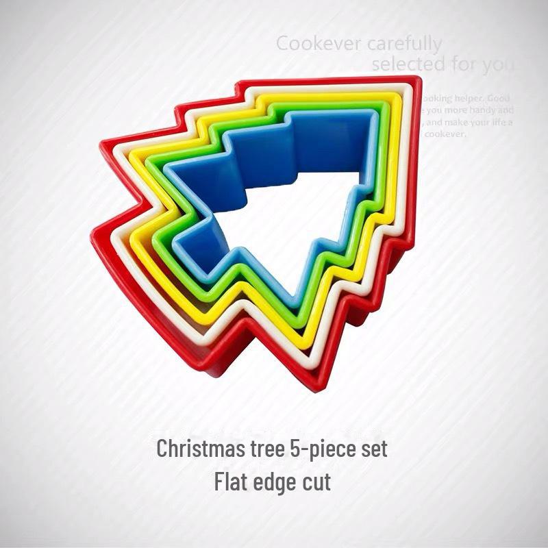 Пластиковые формочки для печенья, тортов и пирожных - 5-6 колец для нарезки мусса из сливы и овощей