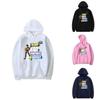 Printed Game Fortnite Sleep Eat Fortnite Repeat Casual Long Sleeve Hoodie Cotton