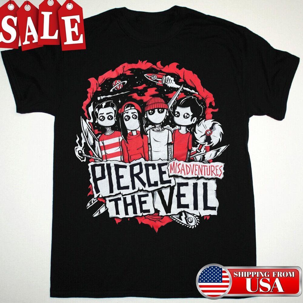 Редкий Подарок Pierce The Veil Для Фанатов Мужская S-235XL Футболка Унисекс Футболка