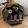 1PC sheep flower Umbrella-8-Rib Reinforced, Automatic Open, Lightweight & Durable, Cute Fashion Accessory for Outdoor-F2670