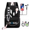 Школьный рюкзак Football Super Stars Messi для мальчиков и девочек, дорожный ноутбук, подростковые Mochilas, студенческие сумки, детский рюкзак