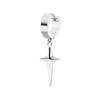 Ювелирные изделия Титановая сталь Панк Крутые Мужчины Женщины Клипса для уха Серьги-гвоздики Длинная палочка Подвеска Мода Хип-хоп Висячие Серьги для вечеринки