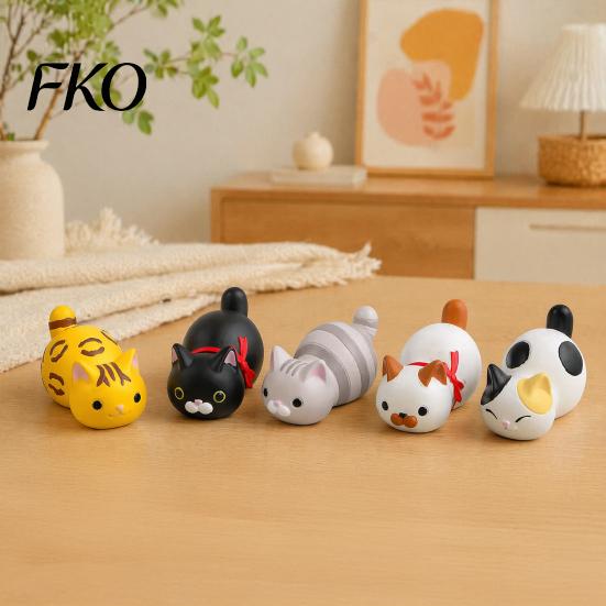 Non-slip Whiteboard Magnets 3D Lying Cat Refrigerator Magnet, Cartoon Kitten Resin Fridge Animal Easy Clean Magnetic Decor for Cabinet Locker,