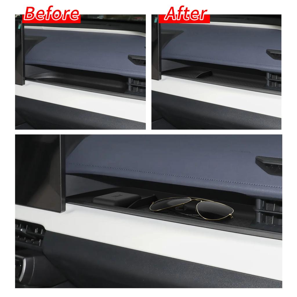 Smabee Left Drive for Toyota RAV4 2026 (US Verison ) co-pilot's Dashboard Storage Box Car Tray Silicone Organizer Accessories