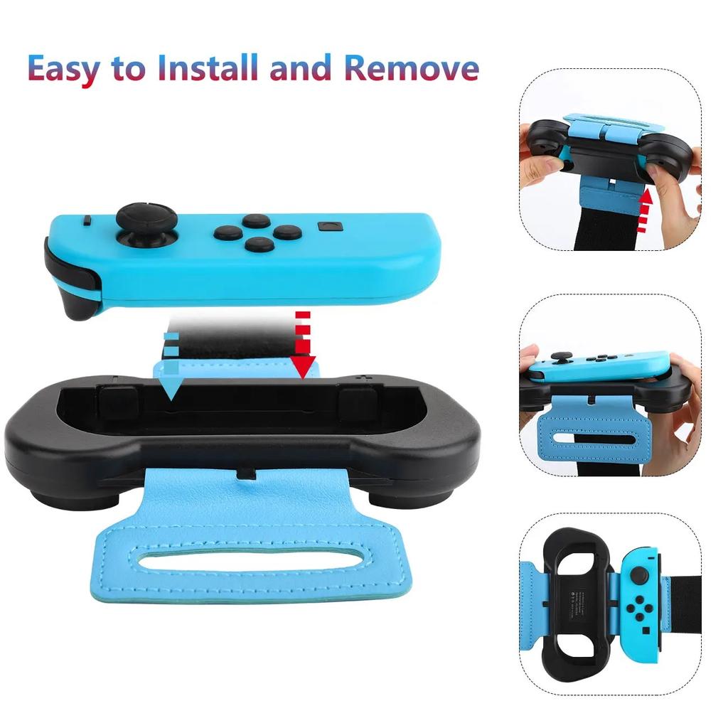 Браслеты,Dance 2024 2023 2022 для Zumba Burn It Up для Nintendo Switch и Switch OLED Модель для Joy-Cons,Регулируемый эластичный ремешок,Два размера,2 шт. в упаковке