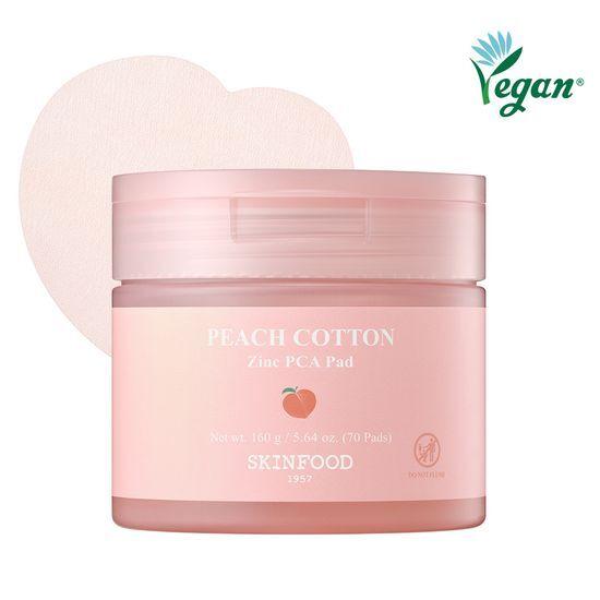 SkinFood Peachy Zinc PCA Pads 70 Sheets + 30 Sheets Refill Plan (+ Stress Ball Keychain)